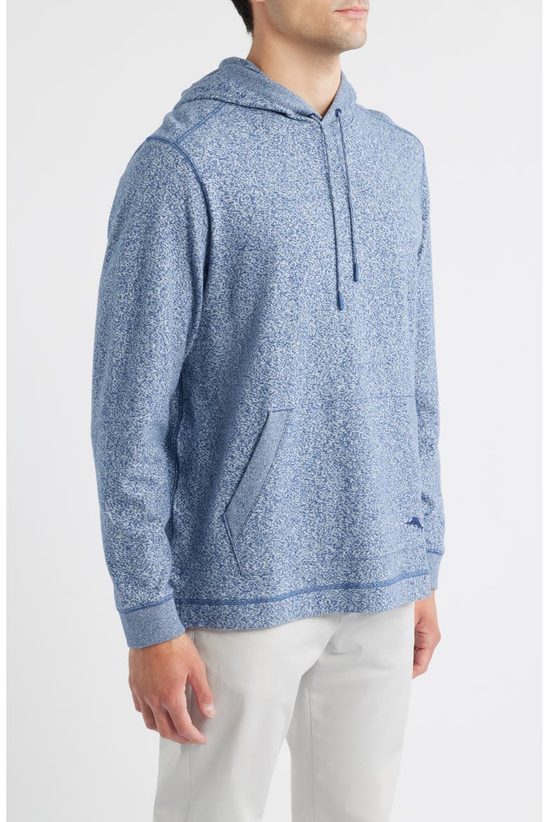 Sand Runner Heathered Cotton Pullover Hoodie, Alternate, color, DEEP SPACE HEATHER