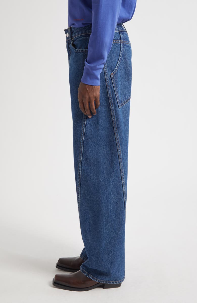 Eckhaus Latta Bend Jeans, Alternate, color, Vintage Indigo