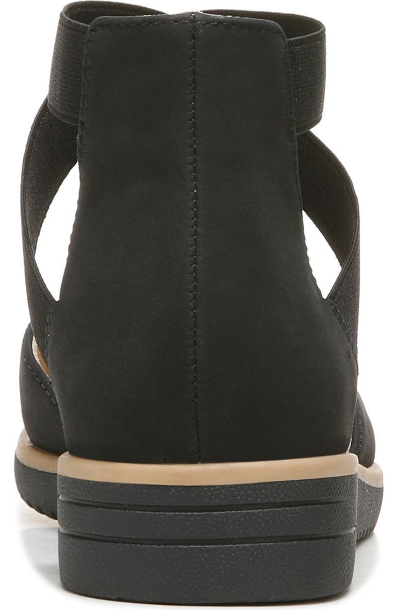 SOUL NATURALIZER Intro d'Orsay Wedge Flat - Wide Width Available, Alternate, color, Black Synthetic Nubuck