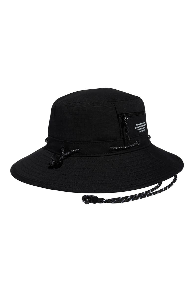 Utility Bucket Hat, Alternate, color, BLACK/WHITE
