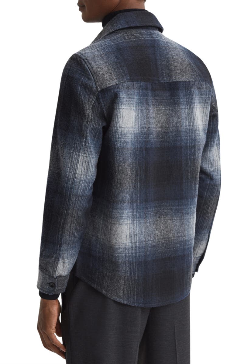 Reiss Idaho Plaid Shirt Jacket, Alternate, color,