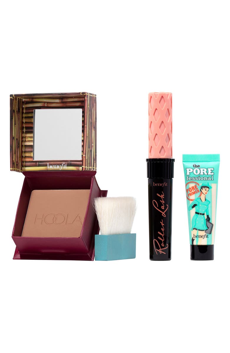 Benefit Cosmetics Benefit Hot for the Holidays Mascara, Bronzer & Primer Set, Main, color, 