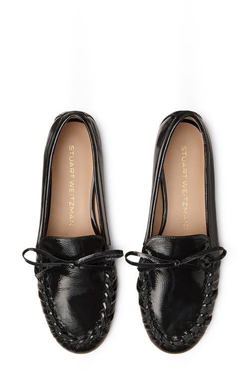 Stuart Weitzman Britt Bow Loafer In Black