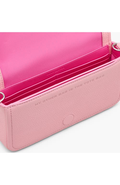 Marc Jacobs The Mini Leather Crossbody Bag In Pink