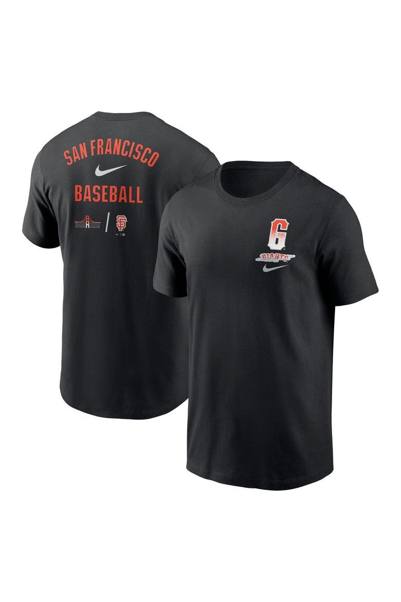 Men's Nike  Black San Francisco Giants City Connect 2-Hit T-Shirt, Main, color, Black
