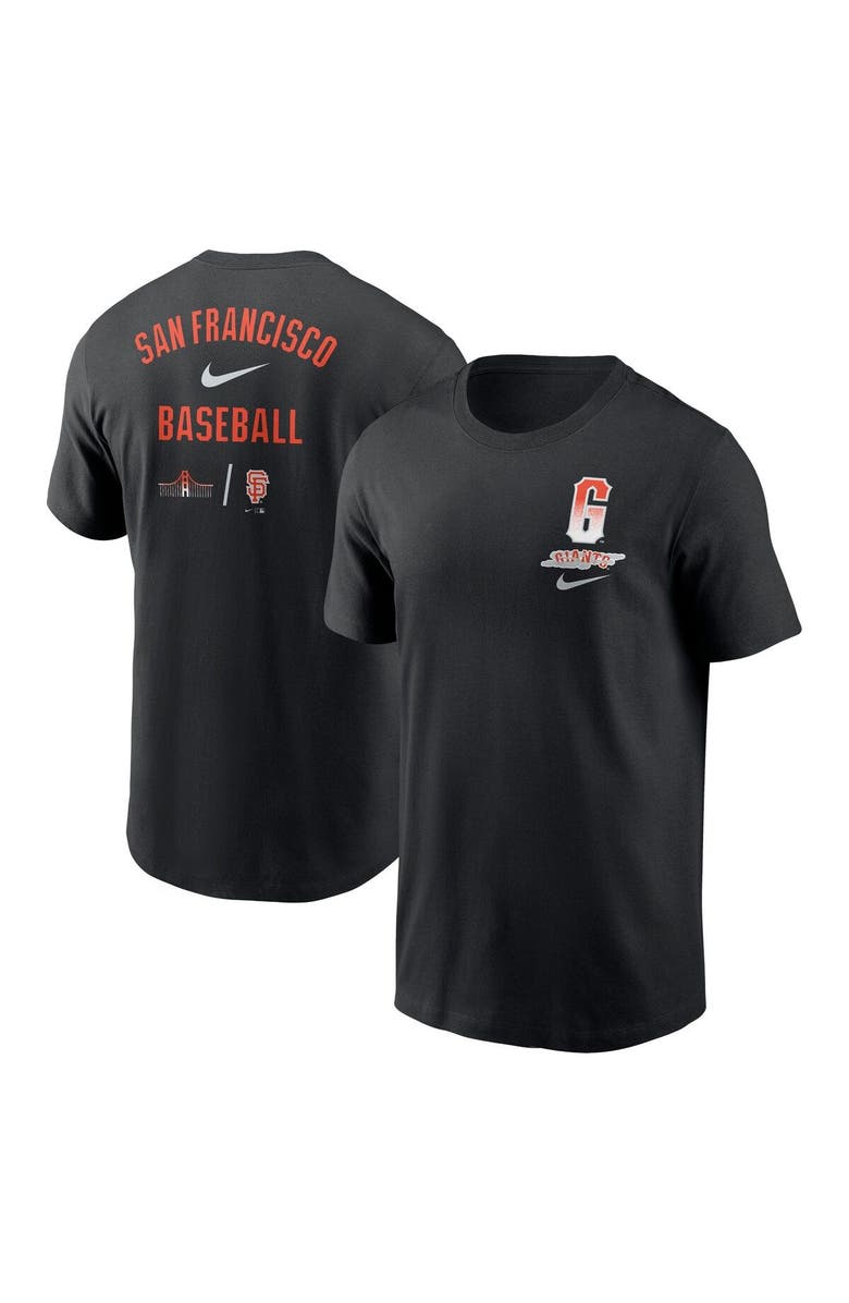 Nike Men's Nike  Black San Francisco Giants City Connect 2-Hit T-Shirt, Main, color, 