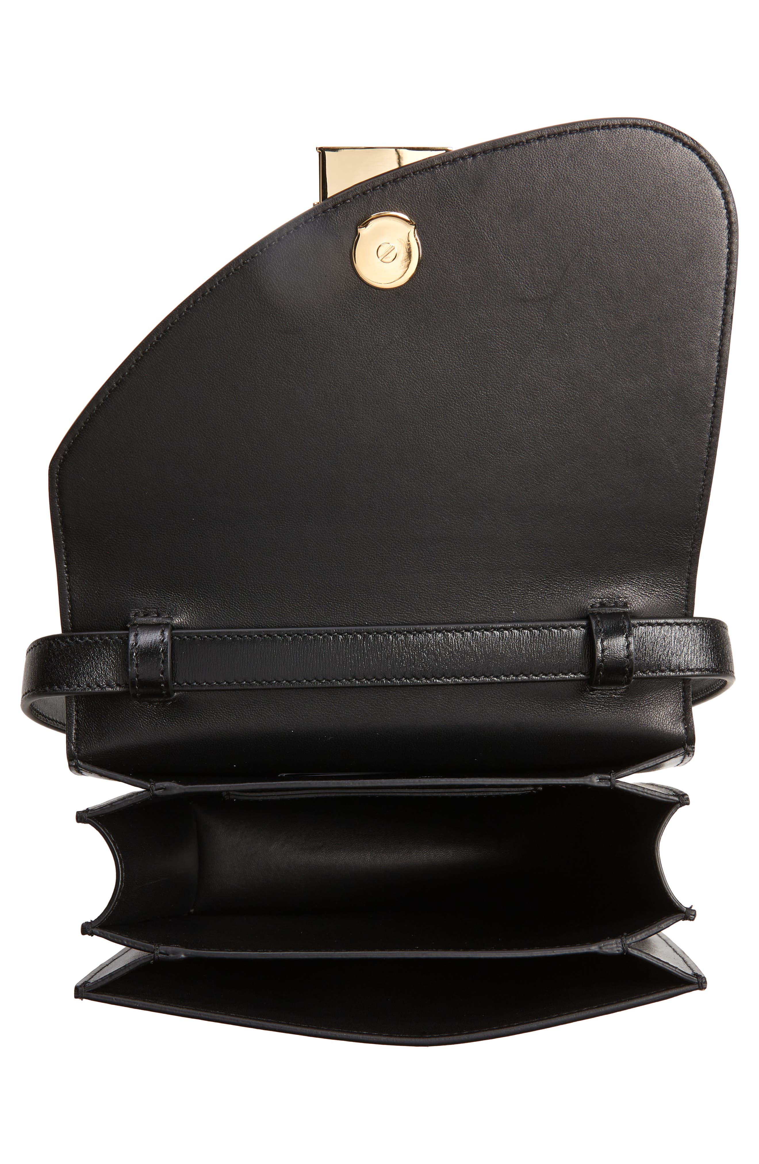 FERRAGAMO Fiamma Small Leather Crossbody Bag, Alternate, color, 