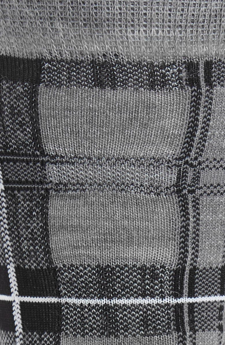 Thom Browne Tartan Plaid Wool Blend Mid Calf Socks, Alternate, color,