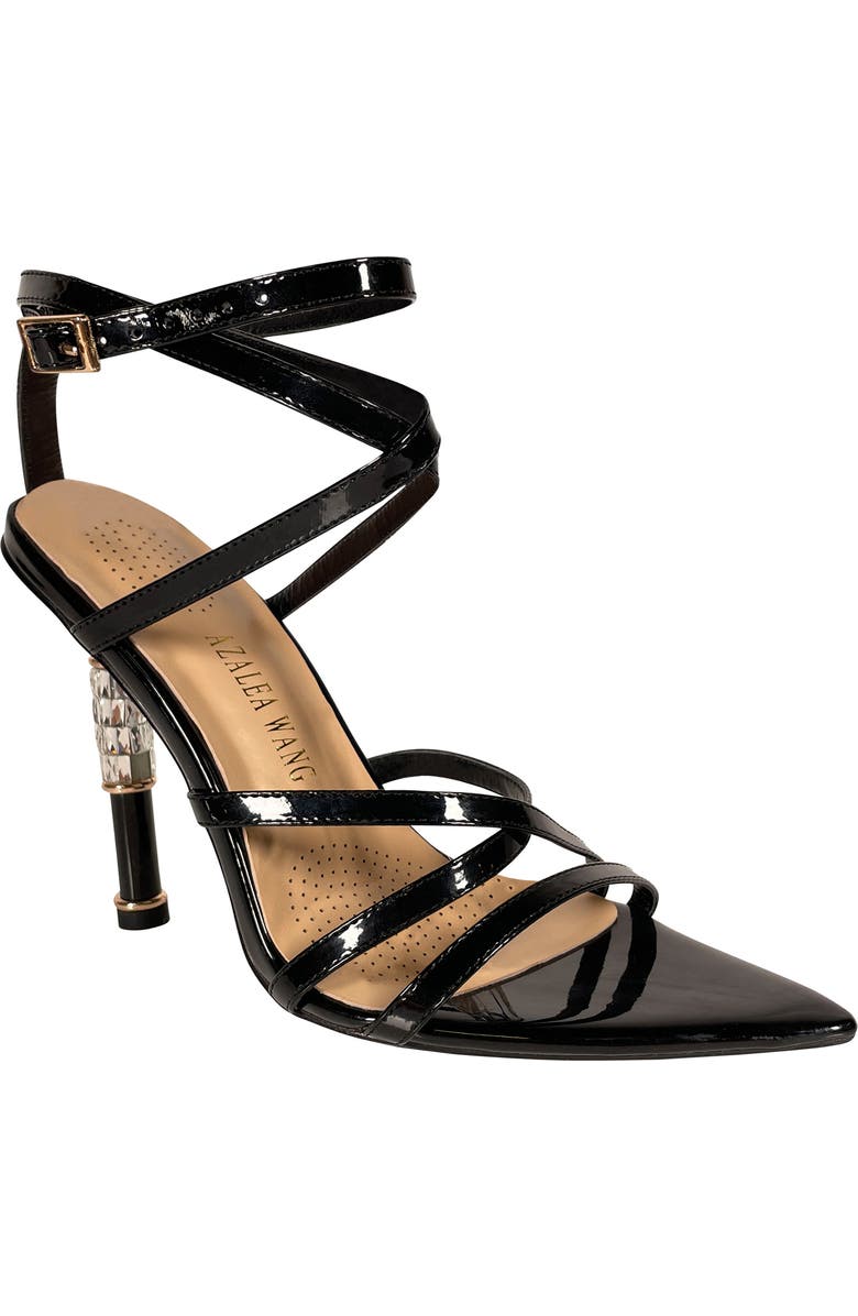 AZALEA WANG AZAELA WANG Ankle Wrap Sandal, Main, color,