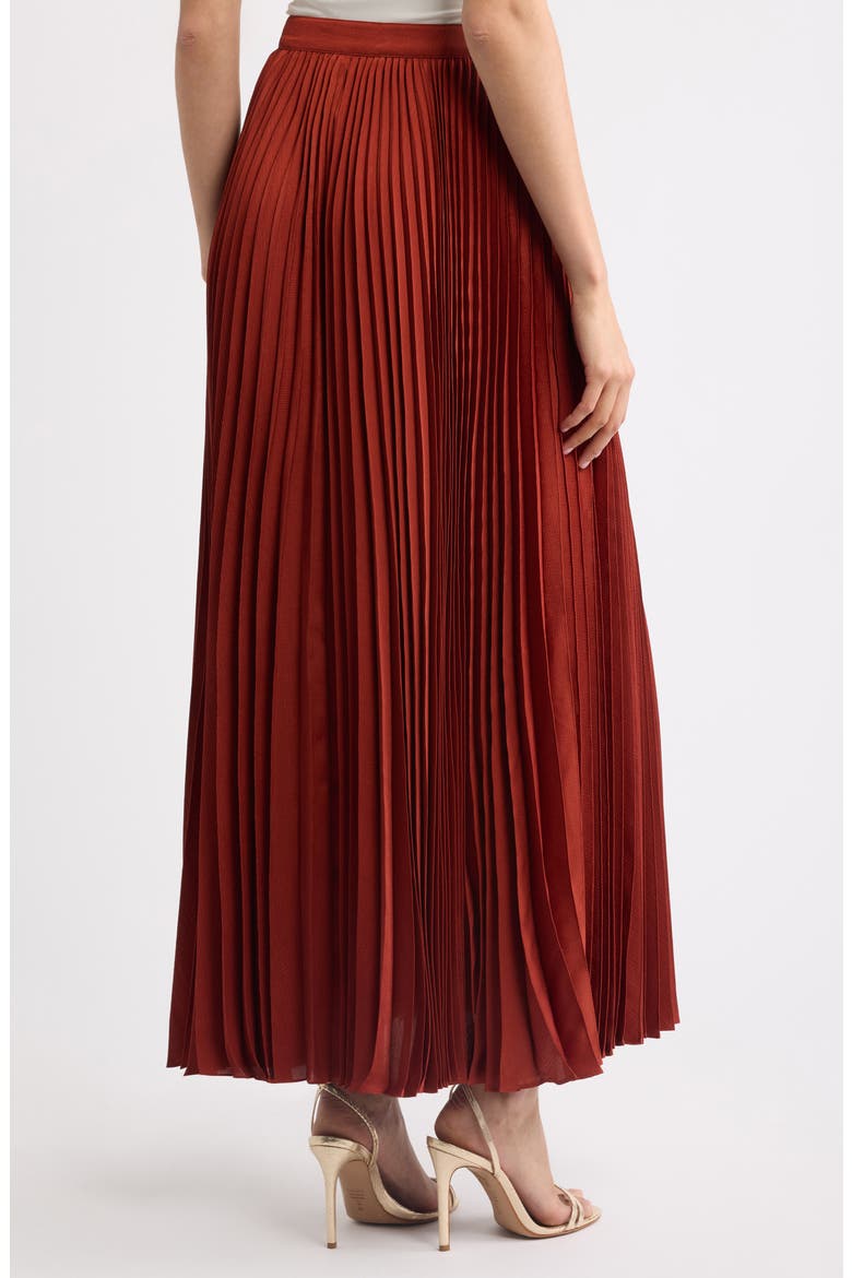 Rowyn Pleated Skirt, Alternate, color, TOASTED SAFFRON