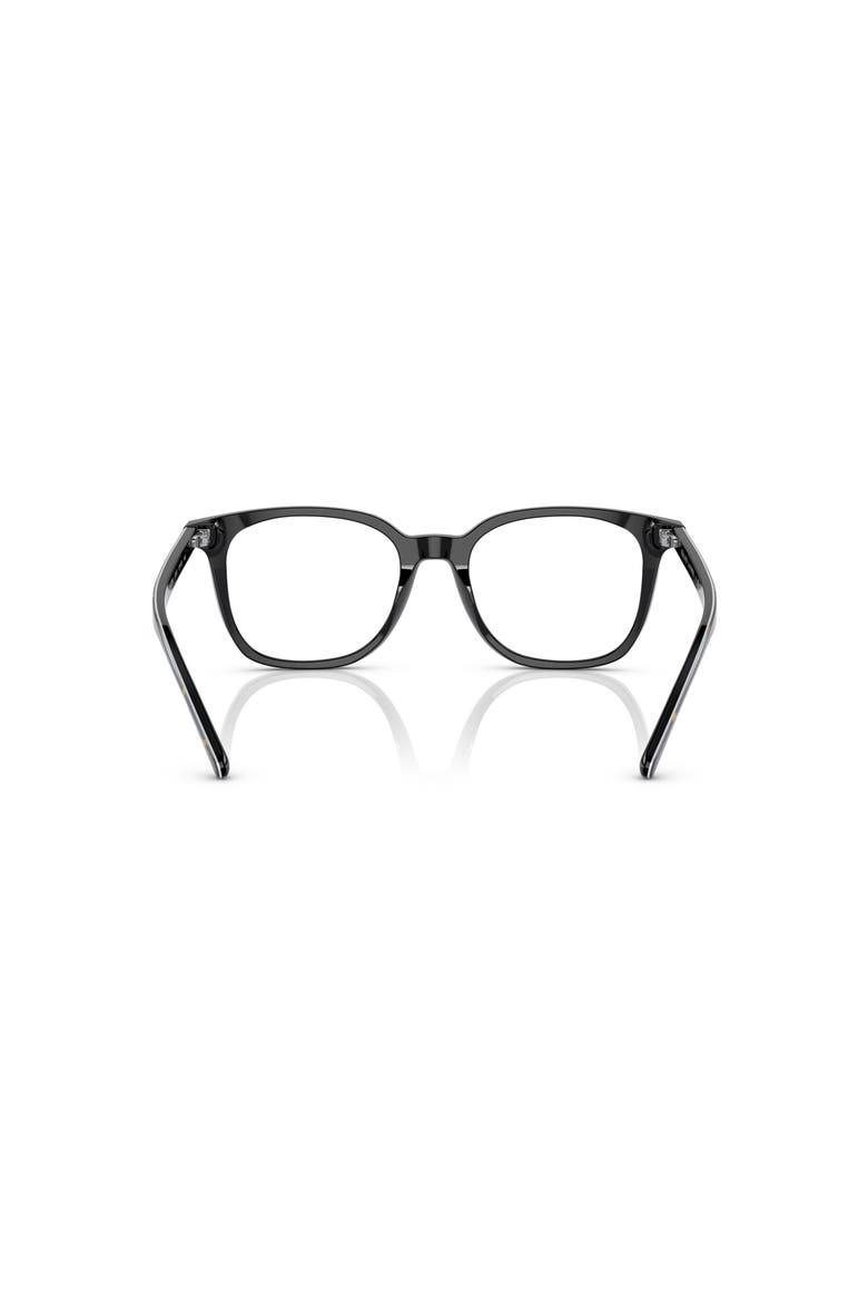 53mm Rectangle optical glasses, Alternate, color, Black