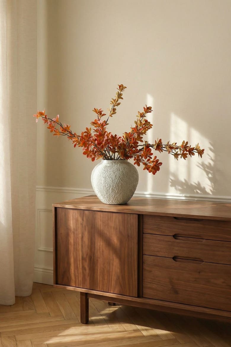 Autumn Leaves Bouquet, Alternate, color, Orange