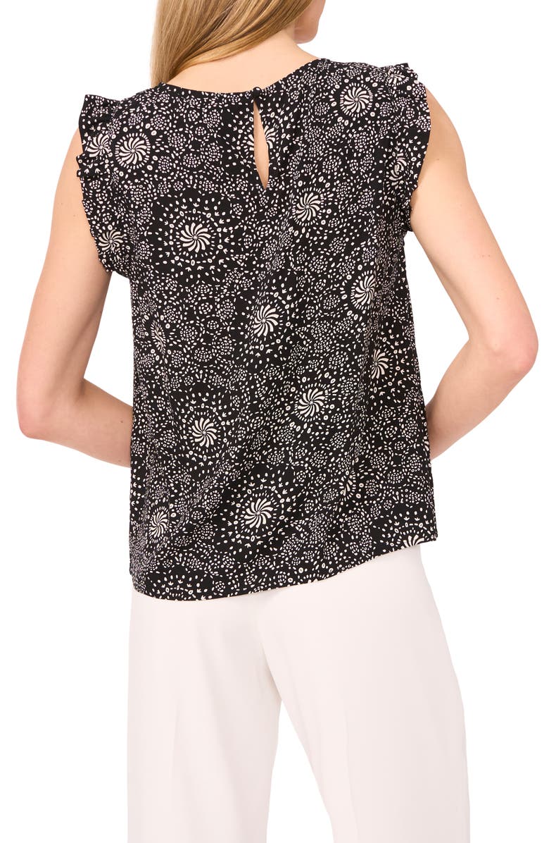 Halogen<sup>®</sup> Ruffle Cap Sleeve Top, Alternate, color,