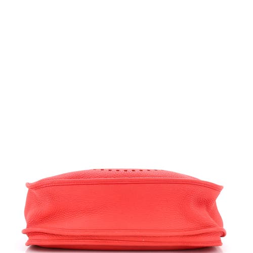 Pre-owned Hermes Hermes Evelyne Bag Gen Iii Clemence Gm In Purple