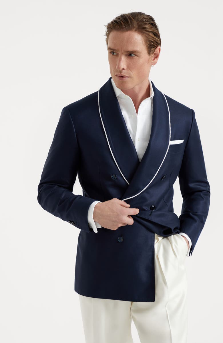 Brunello Cucinelli Tuxedo jacket, Alternate, color, 