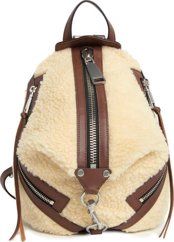 New Rebecca Minkoff Julian Faux Fur Leather Backpack  Retail $248 Rebecca Minkoff Mini Julian Faux Fur Backpack | Mercari main image 3