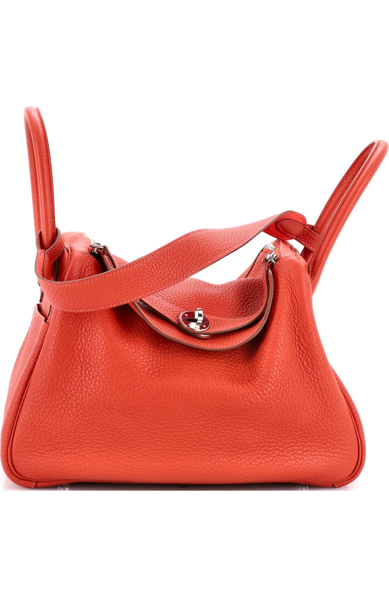 Pre-Owned Hermes Lindy Bag Clemence 30, Main, color, Sanguine/Rose Jaipur