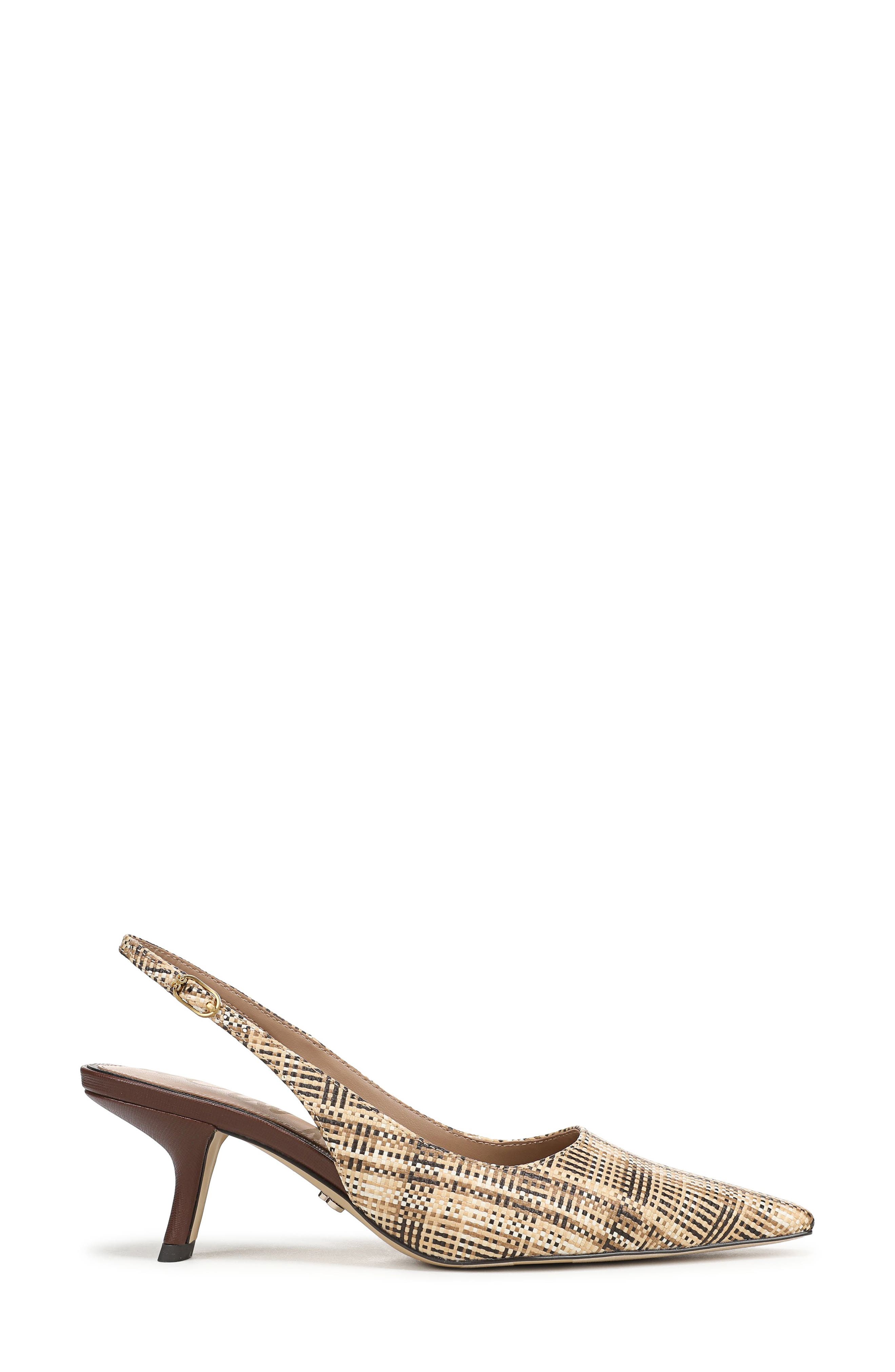 Bianka Slingback Pump, Alternate, color, NATURAL MULTI