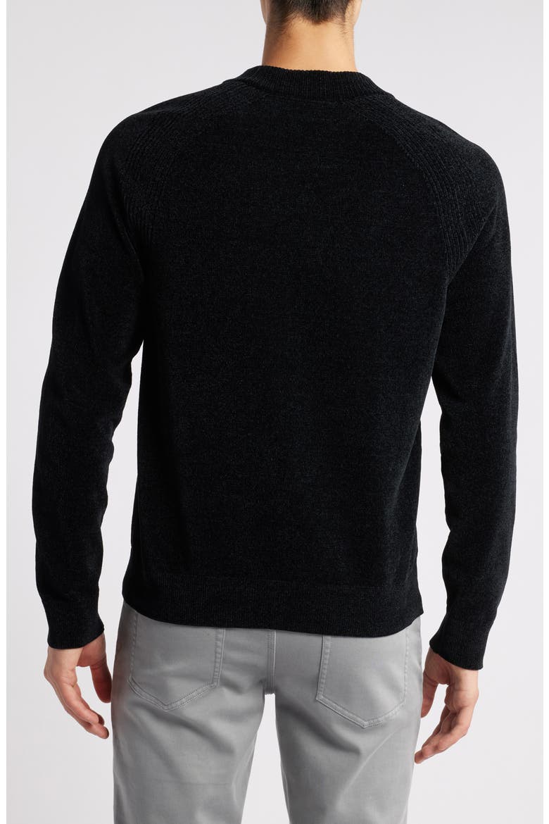 Salvor Chenille Sweater, Alternate, color, BLACK