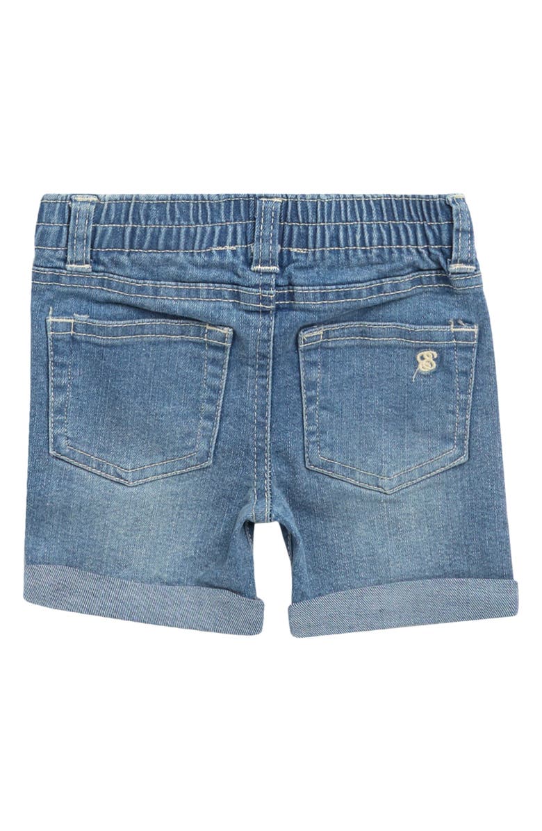 Jessica Simpson Poplin Top & Denim Shorts Set, Alternate, color, 