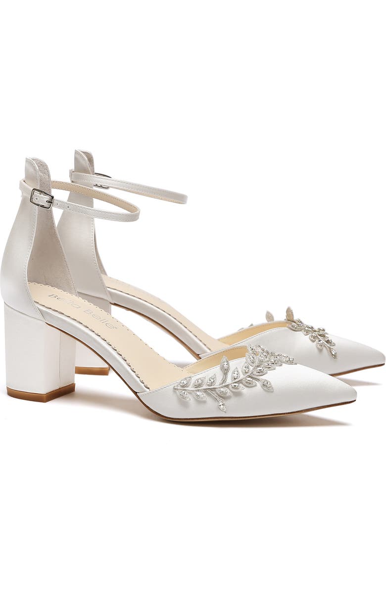 Bella Belle Valerie Embellished Pointed Toe Pump, Alternate, color,