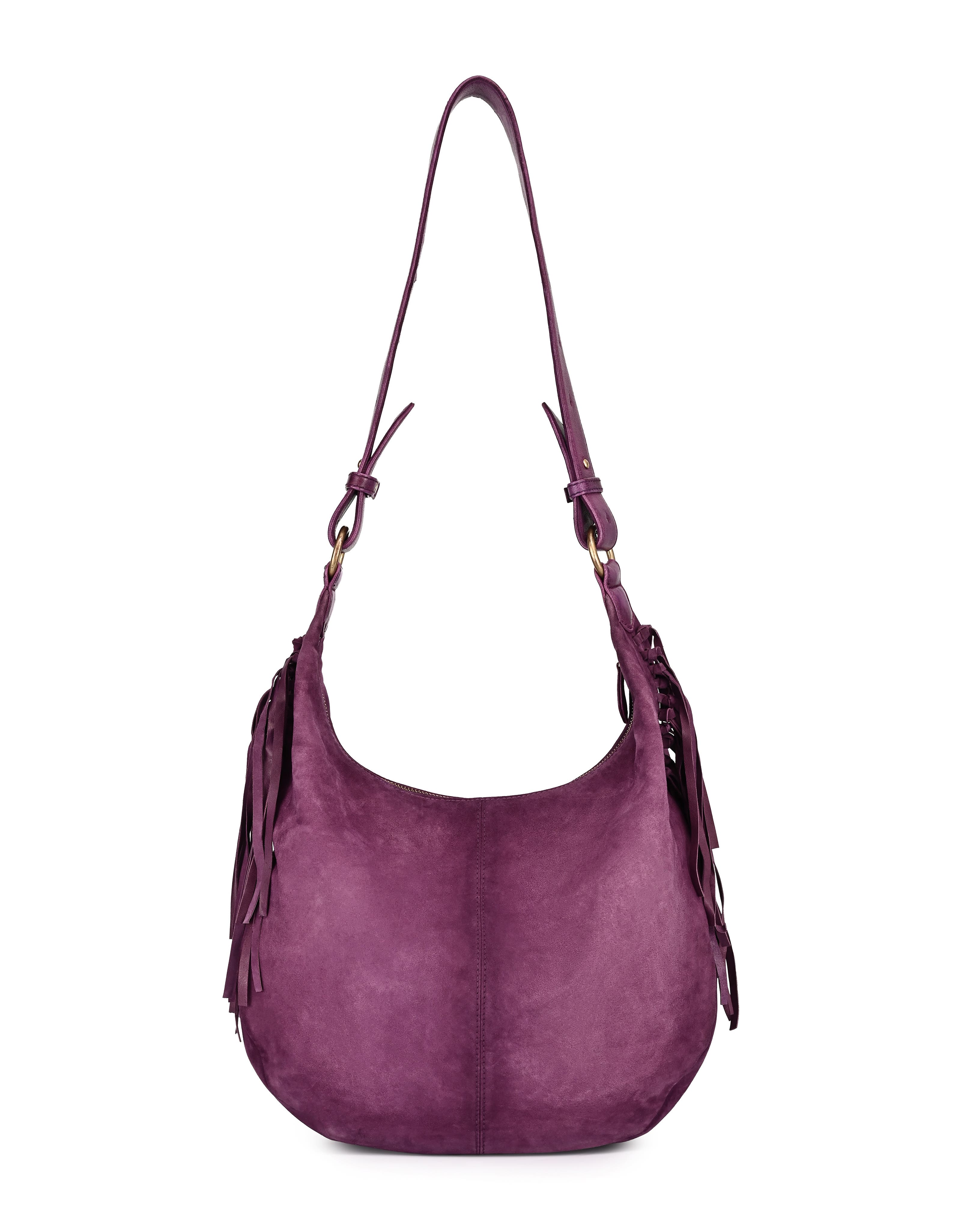 Hydrangea Large Vintage Ombre Shoulder Bag, Alternate, color, Radiant Orchid
