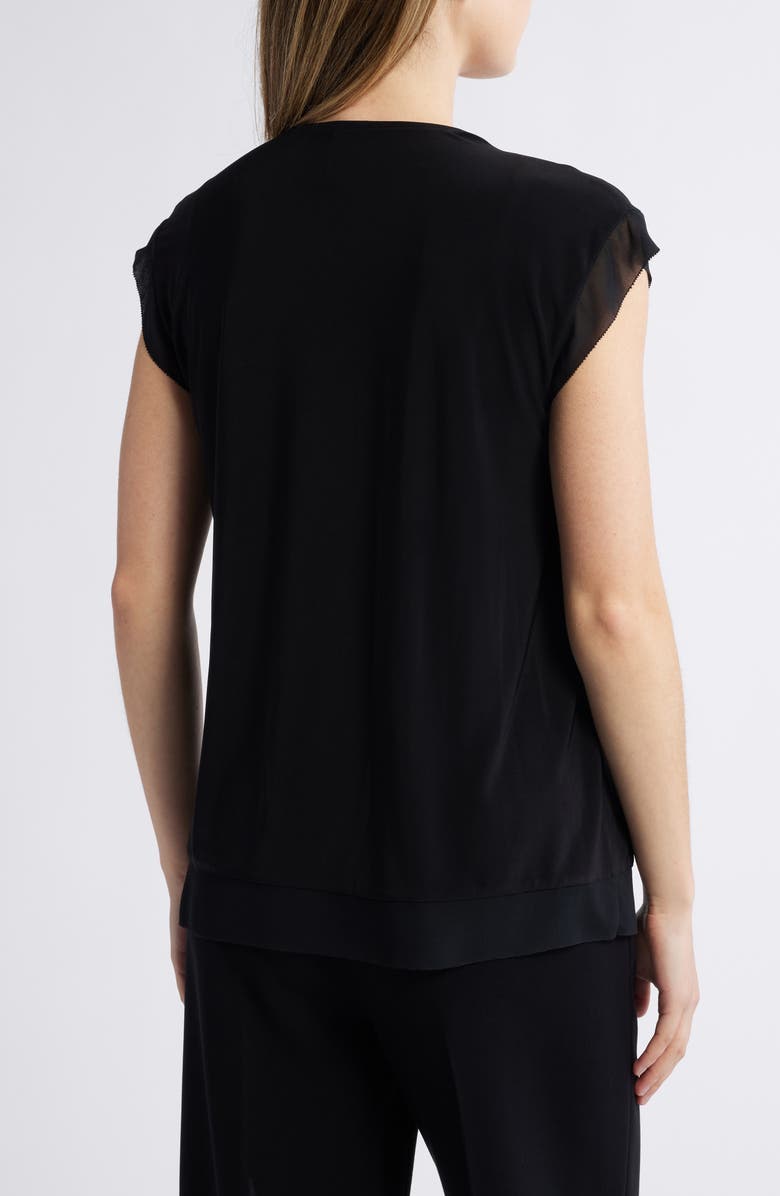 Anne Klein Mixed Media Shell Tank, Alternate, color,