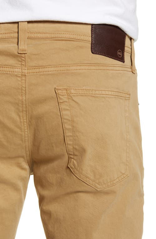 Ag Tellis Sud Modern Slim Fit Stretch Twill Pants In Porter Tan