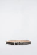 COS Rounded-Buckle Leather Belt