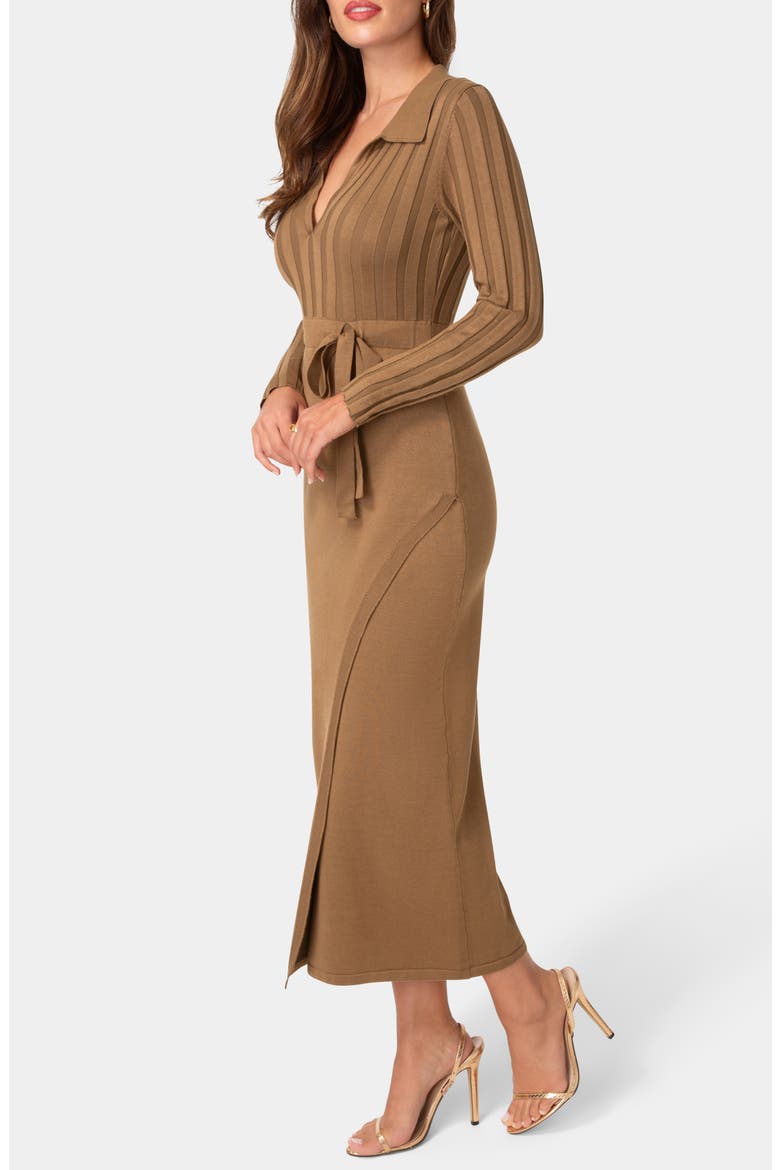 Sweater Maxi Dress, Alternate, color, MOCHA