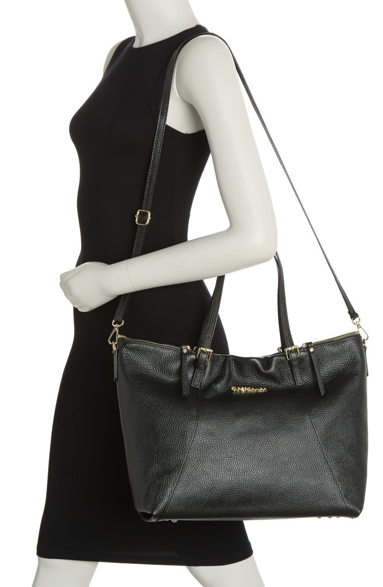 Persaman New York Georgette Leather Tote Bag, Alternate, color,