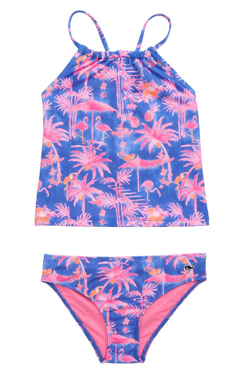 vineyard vines Monkey Business Two-Piece Tankini Swimsuit, Main, color, 
