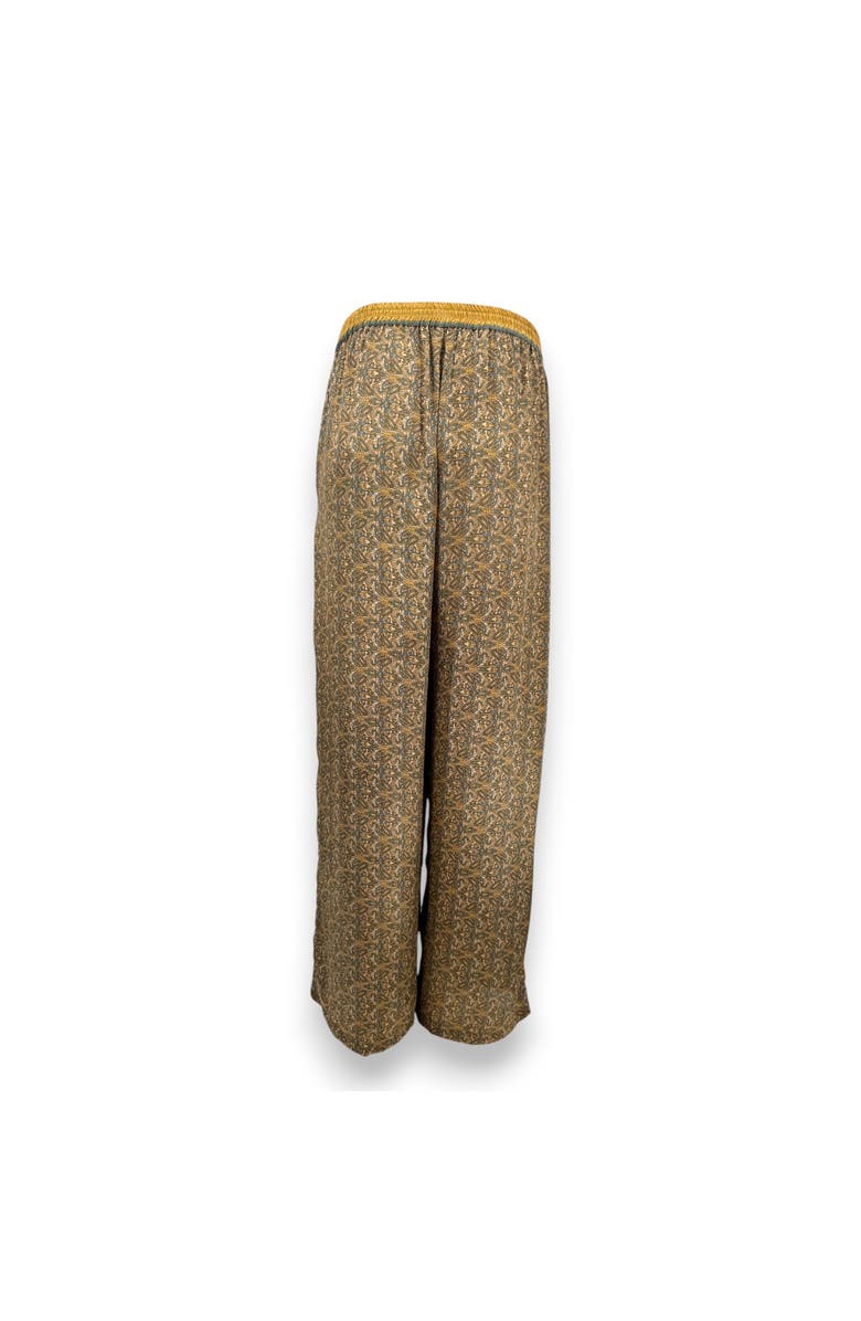 Monzlapur Paisley Motif Pant with Stripe, Alternate, color, Mustard