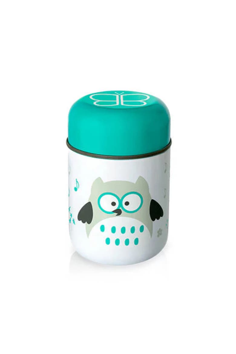 Foöd Thermal Food Container with Spoon, Alternate, color, Aqua
