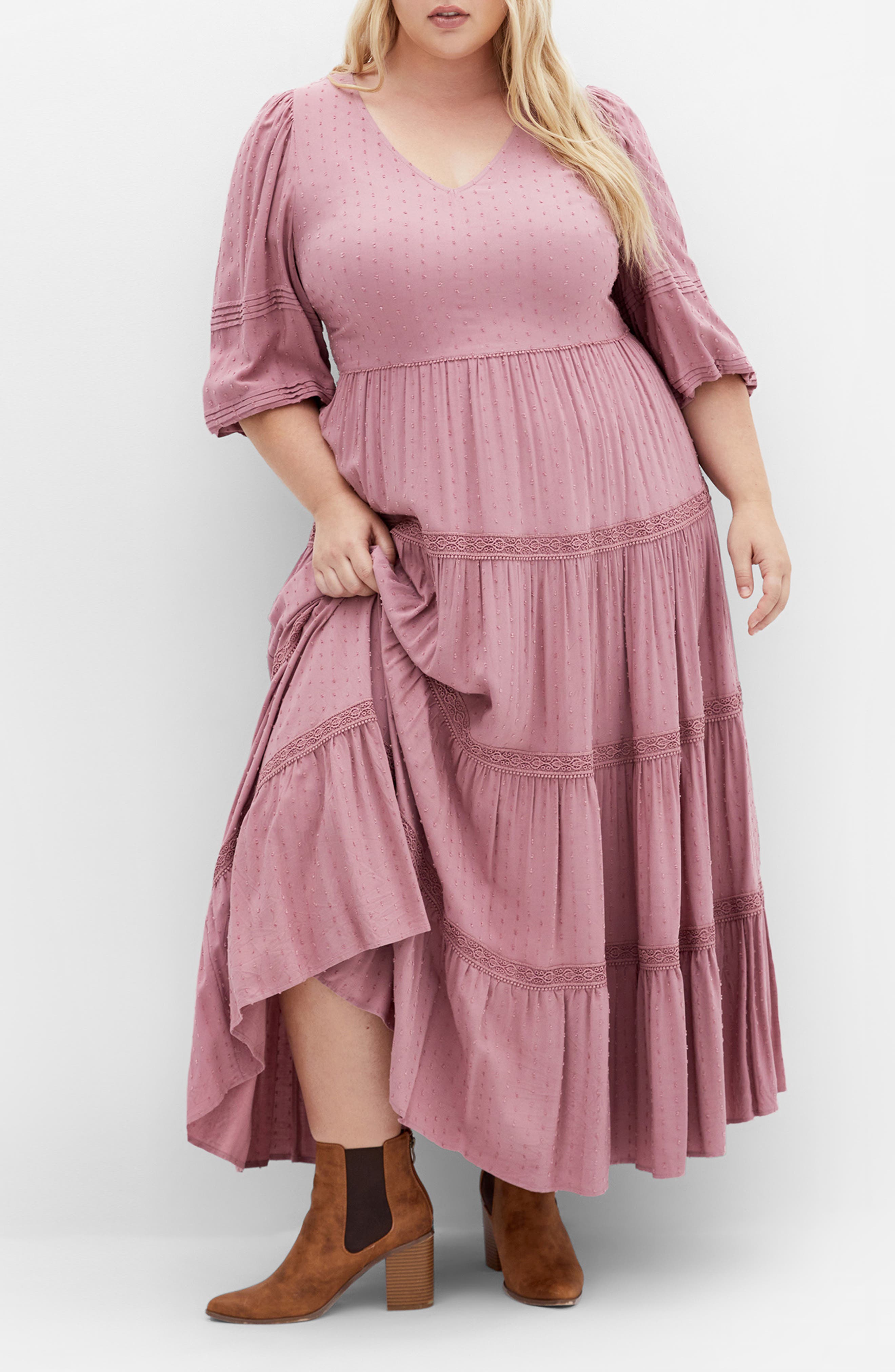 City Chic Brooklynn Tiered Maxi Dress