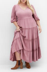 City Chic Brooklynn Tiered Maxi Dress