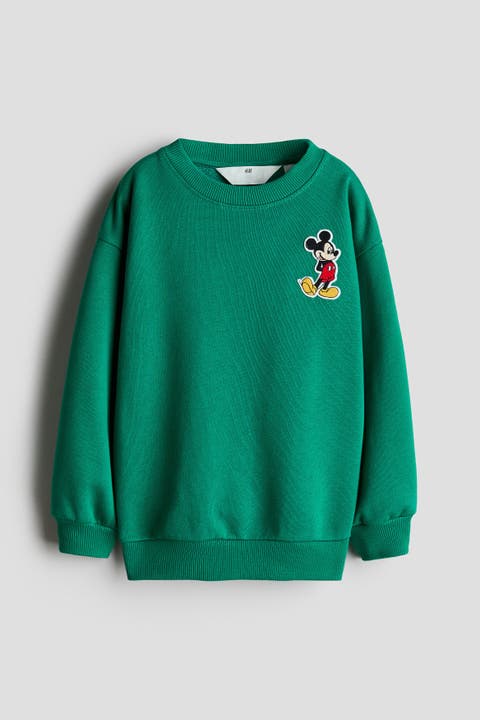 Printed Brushed-Inside Sweatshirt