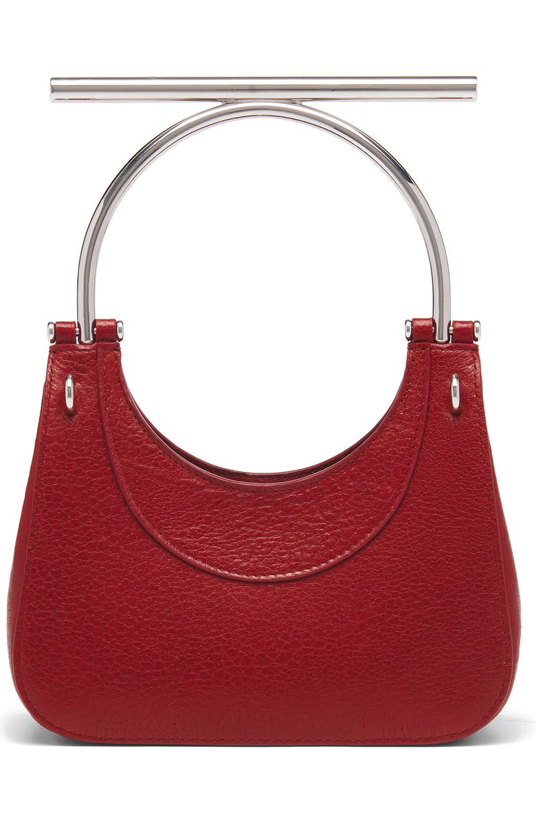 McQueen Mini T-Bar Crossbar Leather Handbag, Alternate, color,