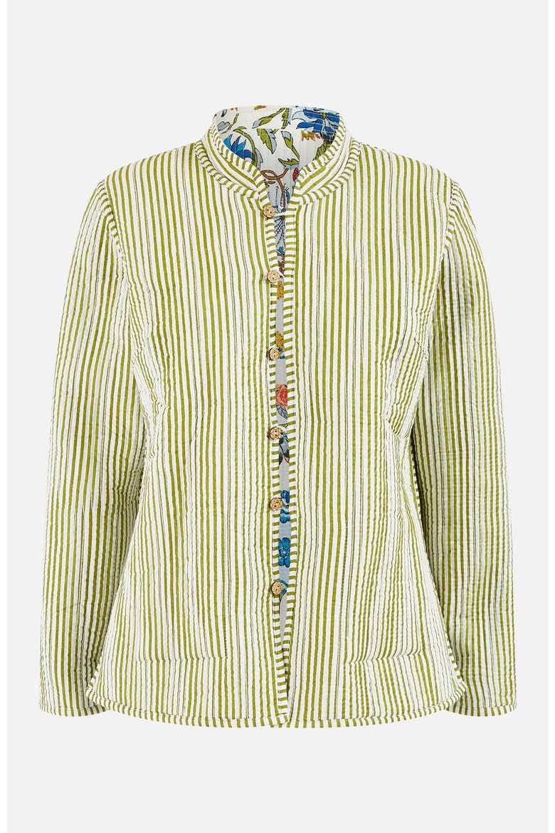 Indian Patchwork Reversible Jacket, Alternate, color, White