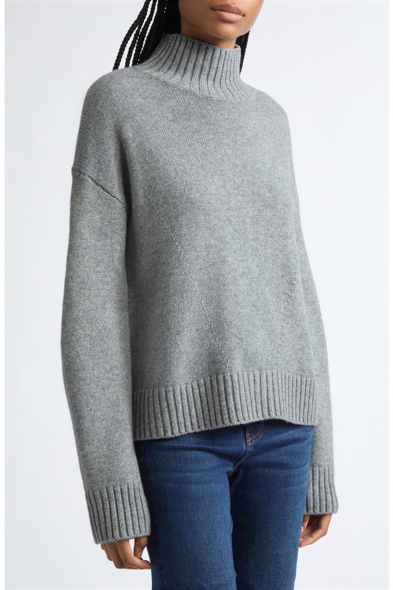 Journey Merino Wool & Cashmere Sweater, Alternate, color, MEDIUM HEATHER GREY