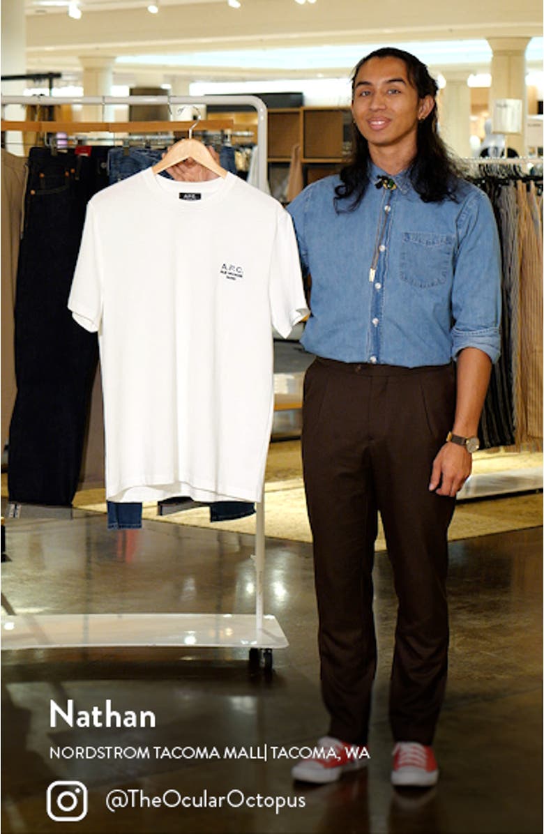 Raymond Cotton Crewneck T-Shirt, sales video thumbnail