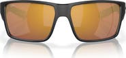 Costa Del Mar 63mm Mirrored Polarized Oversize Square Sunglasses