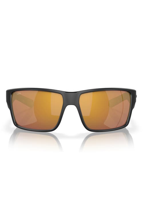 Costa Del Mar 63mm Mirrored Polarized Oversize Square Sunglasses