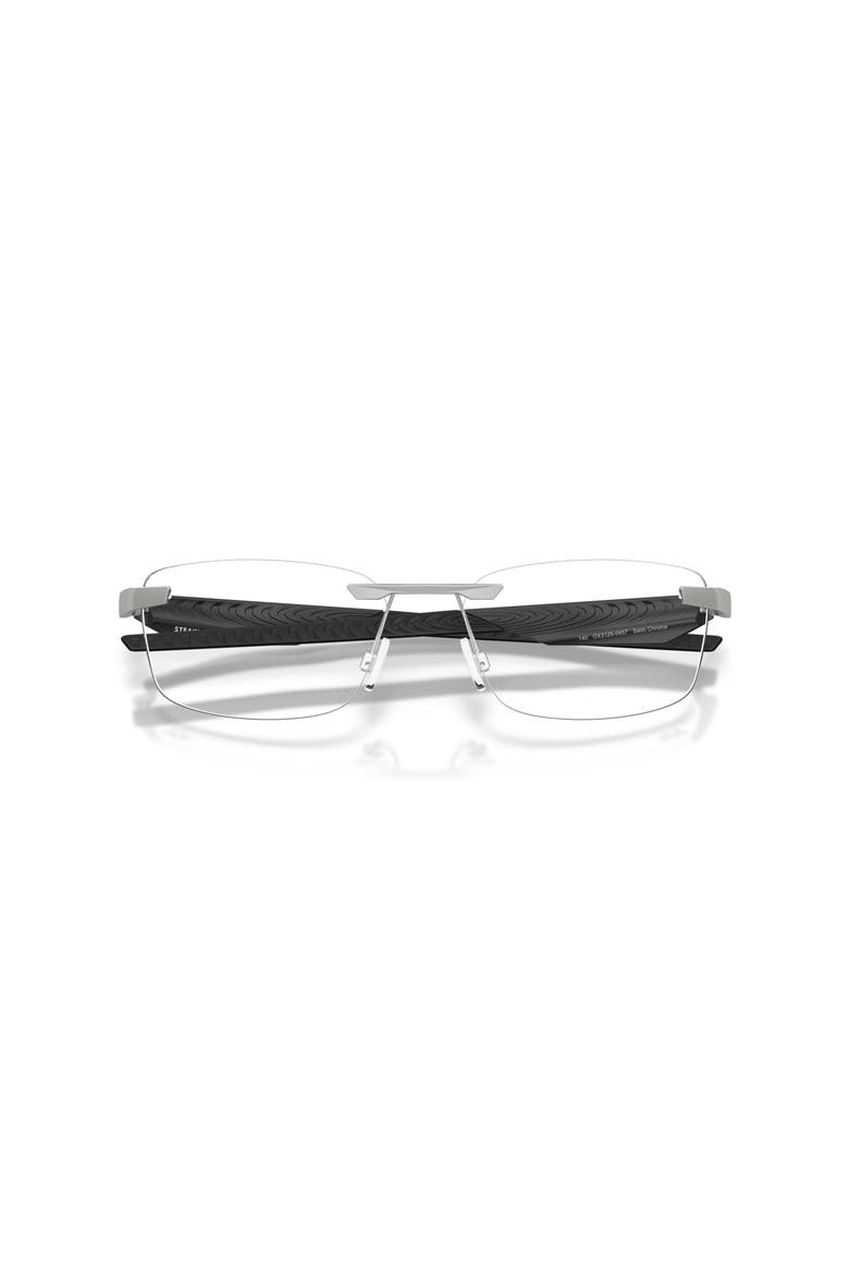 57mm Rectangle optical glasses, Alternate, color, Silver