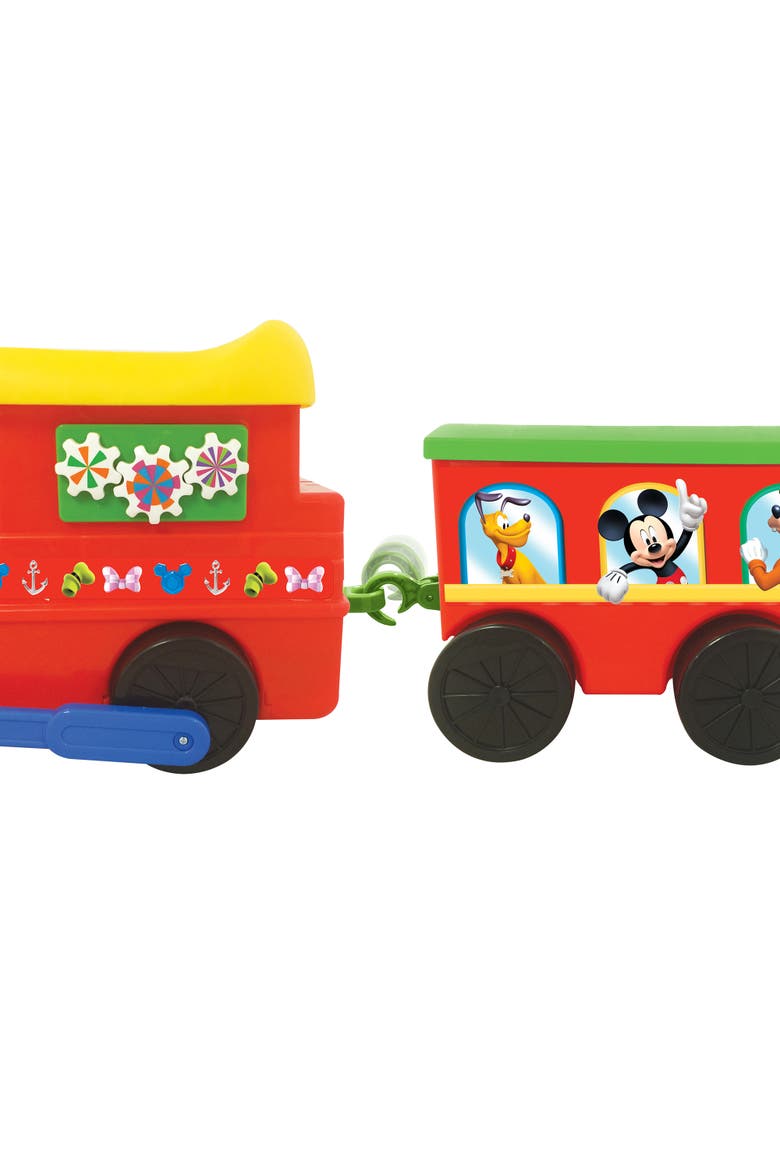 Disney Mickey Mouse 2In1 Battery powered Rideon Choo Choo Train, Alternate, color, Multicolored