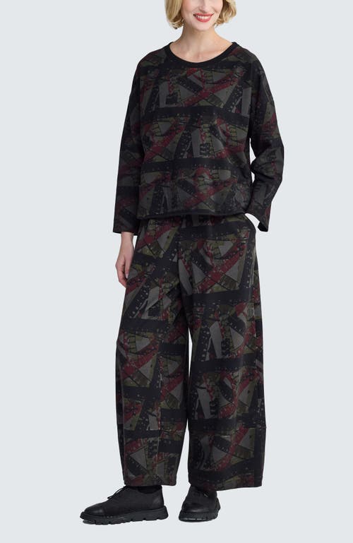 Luukaa Fiona Voluminous Balloon Pants In Multi