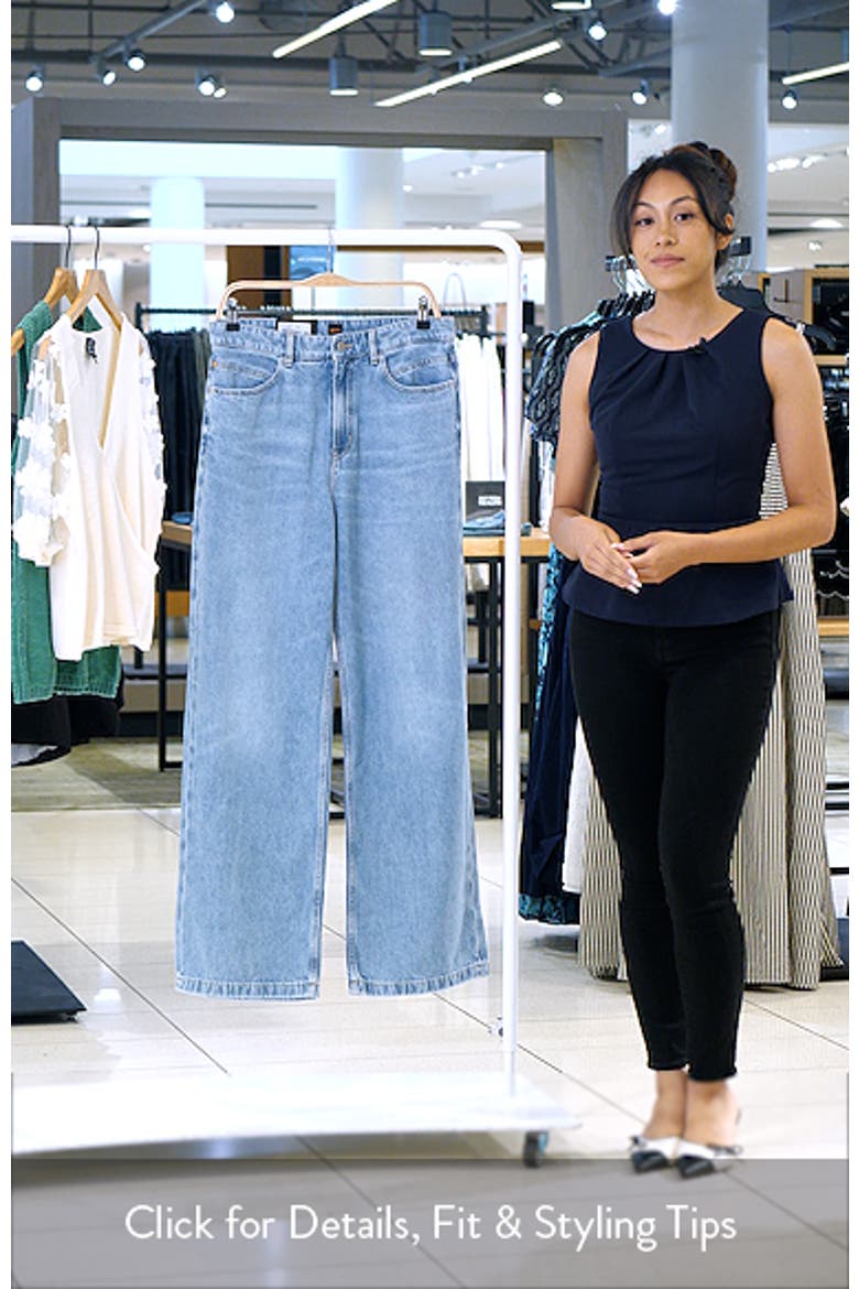 Marlene Wide Leg Nonstretch Jeans video