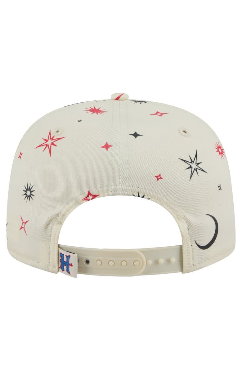 New Era Men's New Era Cream Houston Texans Celestial Golfer Adjustable Hat, Alternate, color, 