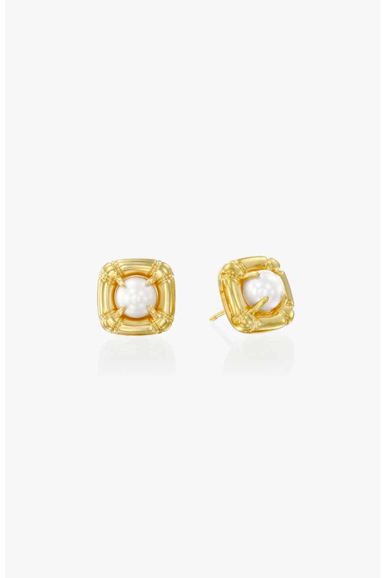 Odette Earrings, Main, color, Yellow Gold