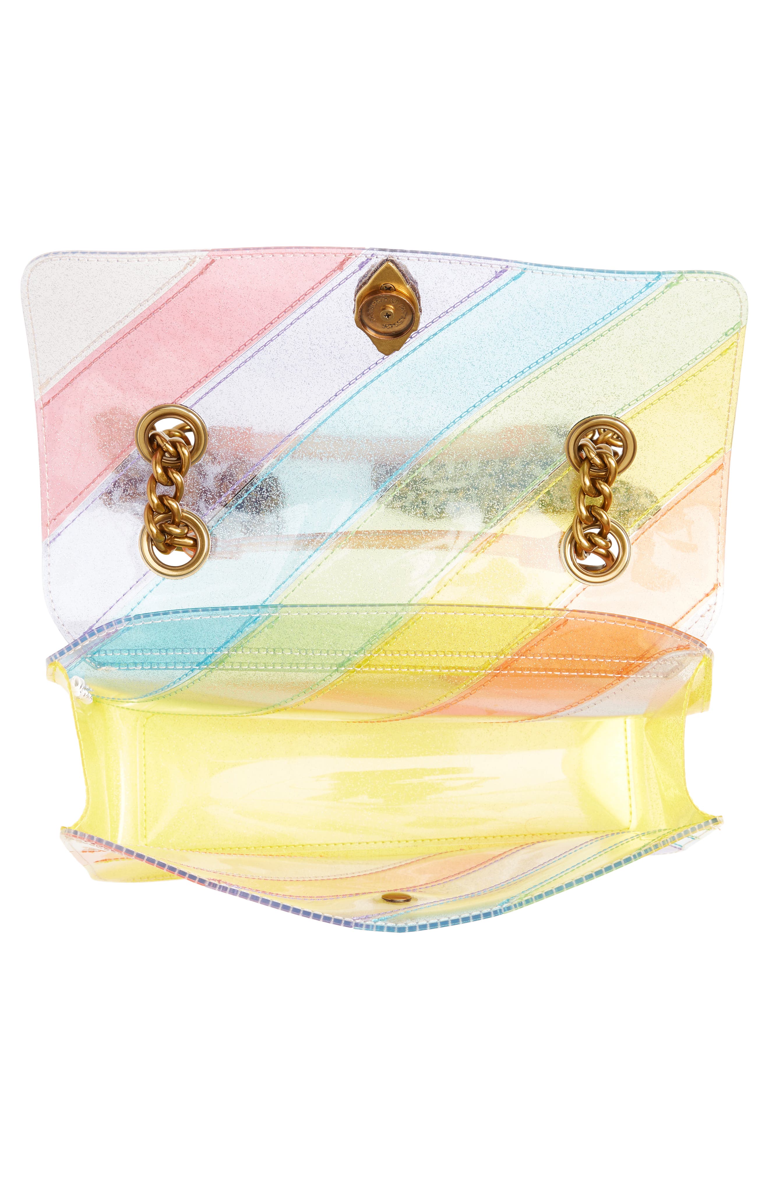 Kurt Geiger London Kensington Vinyl Convertible Crossbody Bag, Alternate, color, 